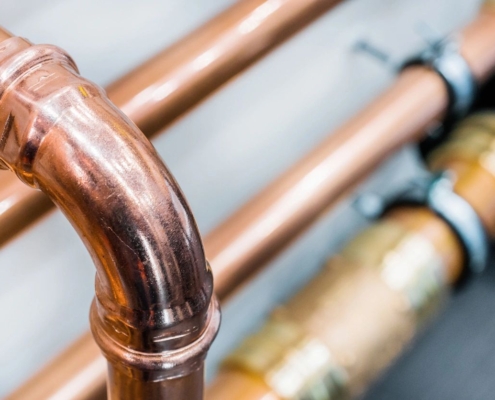 Copper pipes